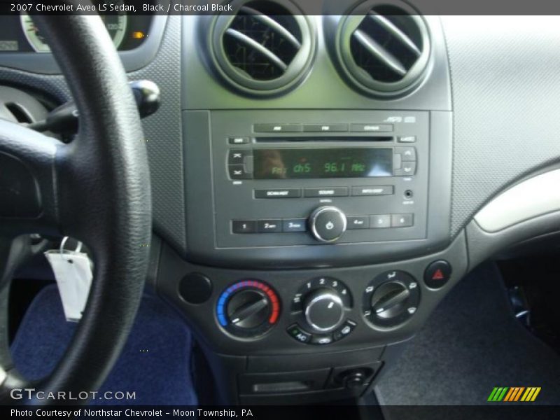 Black / Charcoal Black 2007 Chevrolet Aveo LS Sedan