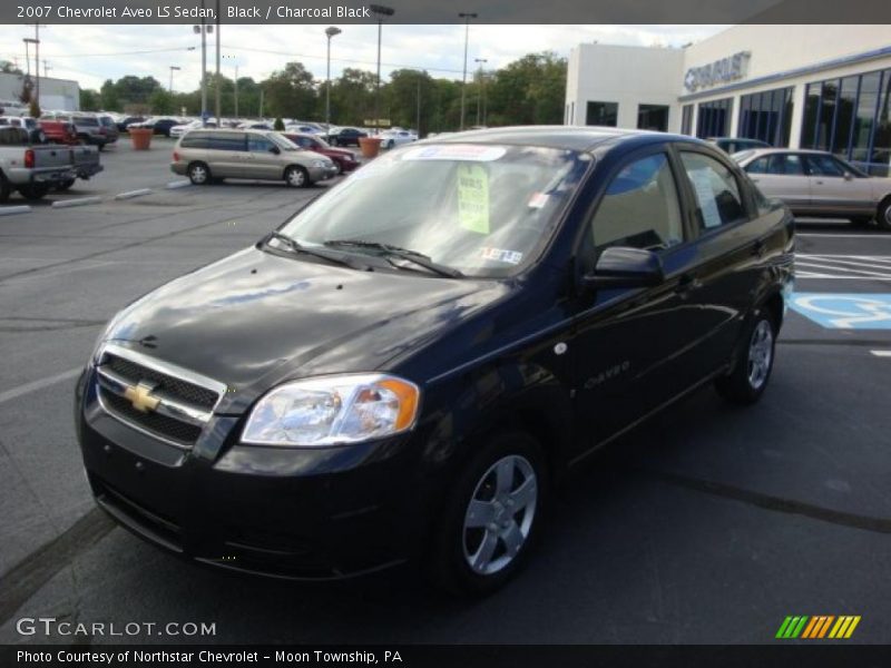 Black / Charcoal Black 2007 Chevrolet Aveo LS Sedan