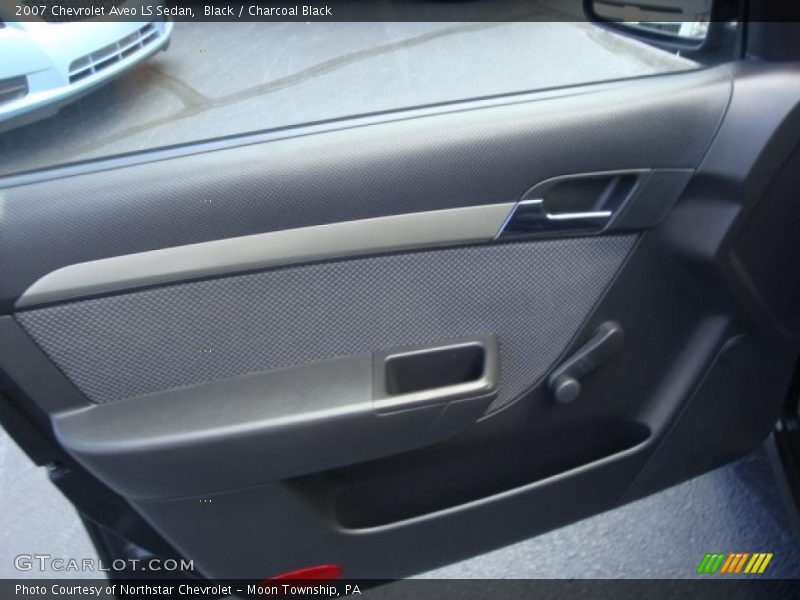 Black / Charcoal Black 2007 Chevrolet Aveo LS Sedan