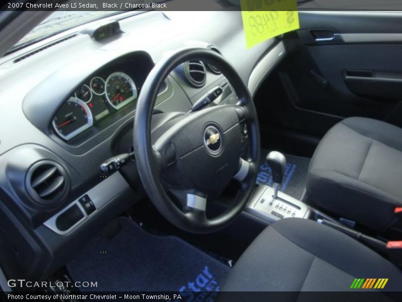 Black / Charcoal Black 2007 Chevrolet Aveo LS Sedan