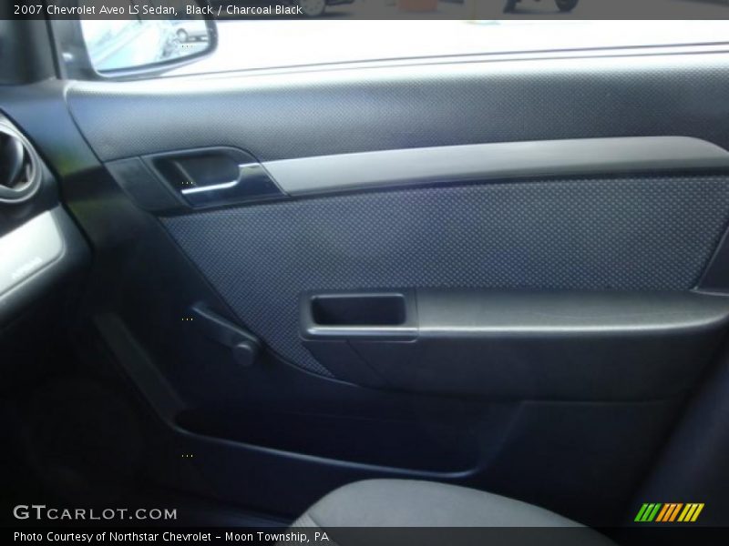Black / Charcoal Black 2007 Chevrolet Aveo LS Sedan