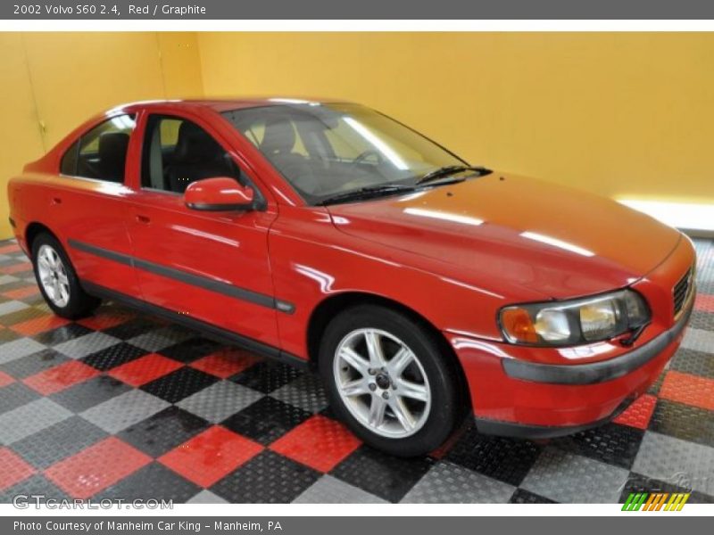 Red / Graphite 2002 Volvo S60 2.4