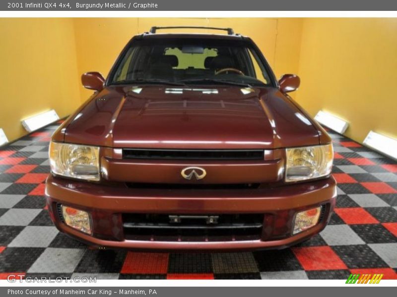 Burgundy Metallic / Graphite 2001 Infiniti QX4 4x4