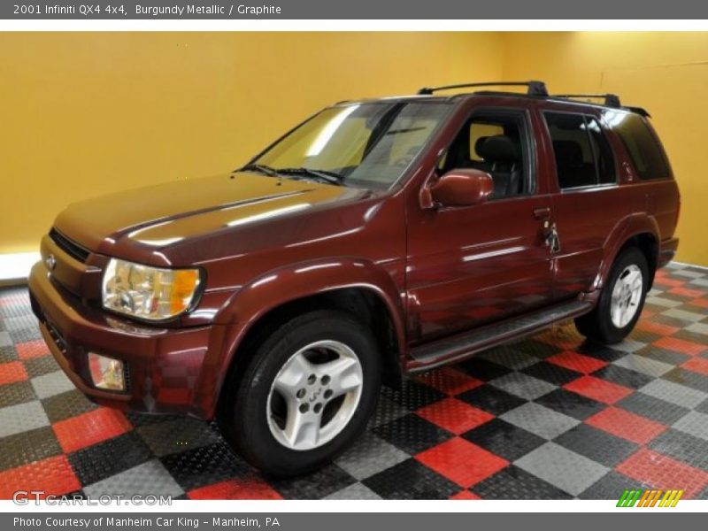 Burgundy Metallic / Graphite 2001 Infiniti QX4 4x4