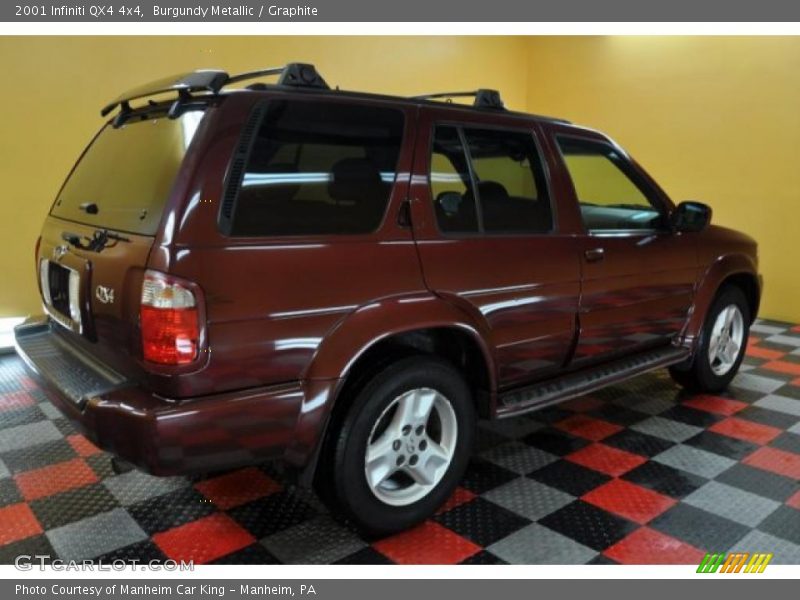 Burgundy Metallic / Graphite 2001 Infiniti QX4 4x4