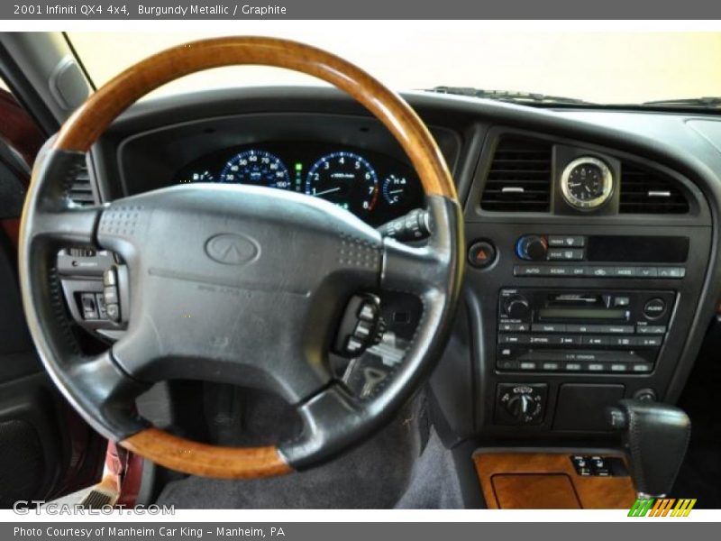 Burgundy Metallic / Graphite 2001 Infiniti QX4 4x4