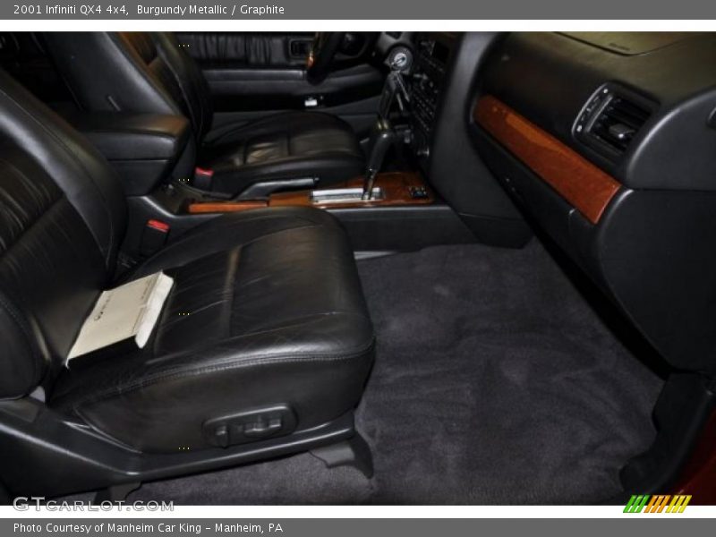 Burgundy Metallic / Graphite 2001 Infiniti QX4 4x4