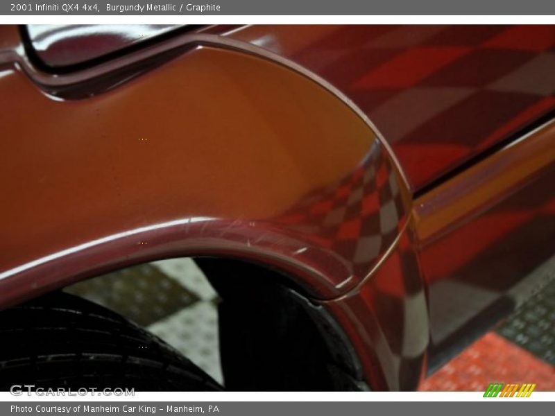 Burgundy Metallic / Graphite 2001 Infiniti QX4 4x4