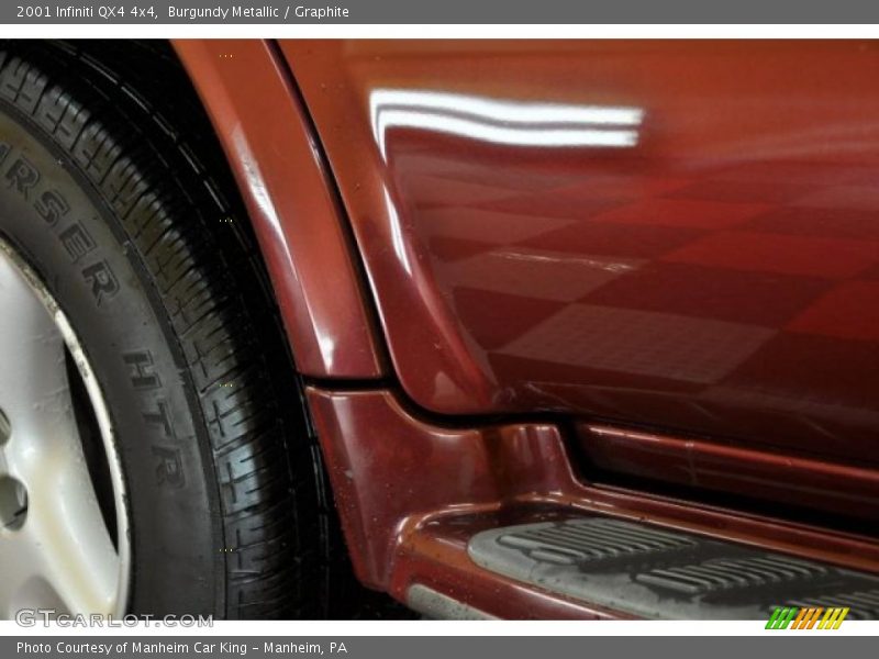 Burgundy Metallic / Graphite 2001 Infiniti QX4 4x4
