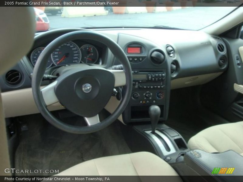 Black / Parchment/Dark Pewter 2005 Pontiac Grand Prix Sedan