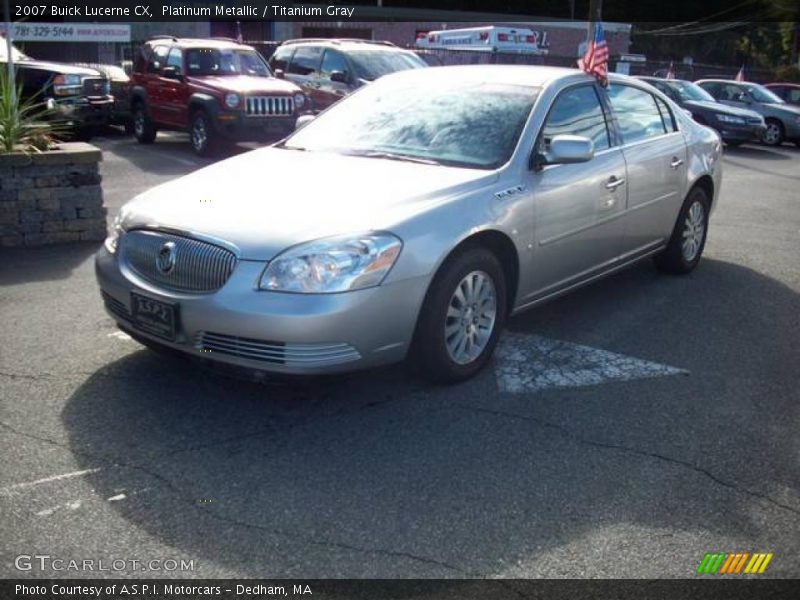 Platinum Metallic / Titanium Gray 2007 Buick Lucerne CX