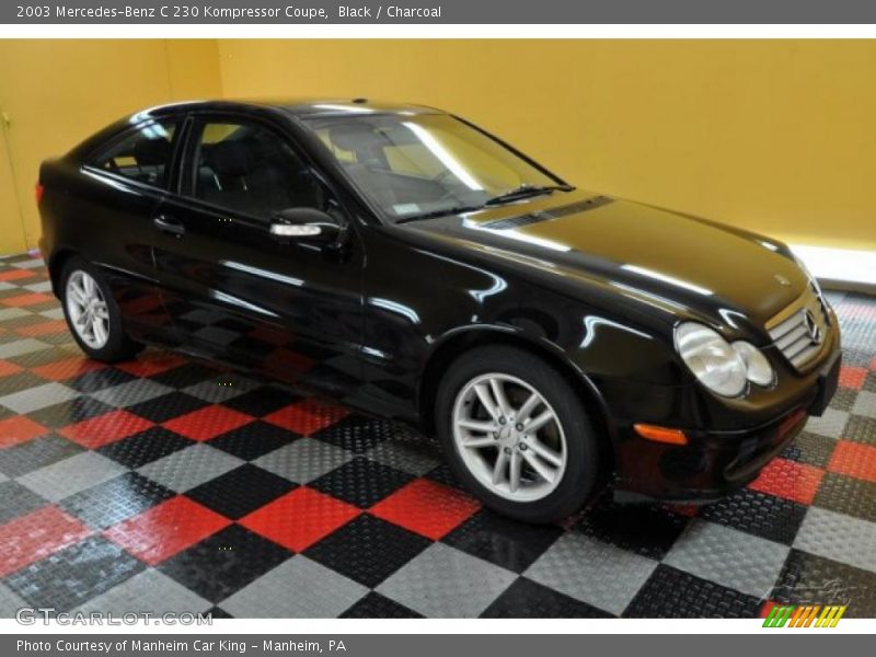 Black / Charcoal 2003 Mercedes-Benz C 230 Kompressor Coupe