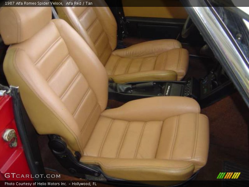 Alfa Red / Tan 1987 Alfa Romeo Spider Veloce