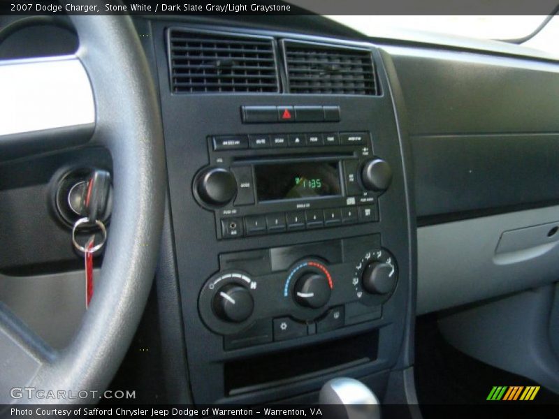 Stone White / Dark Slate Gray/Light Graystone 2007 Dodge Charger