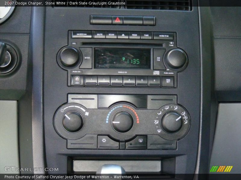 Stone White / Dark Slate Gray/Light Graystone 2007 Dodge Charger