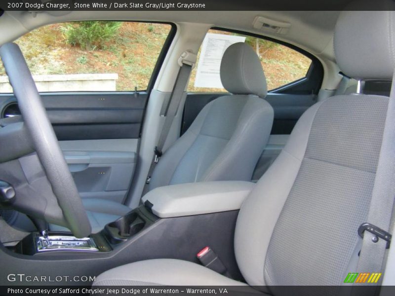 Stone White / Dark Slate Gray/Light Graystone 2007 Dodge Charger