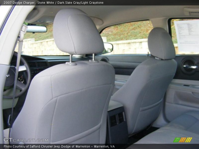 Stone White / Dark Slate Gray/Light Graystone 2007 Dodge Charger