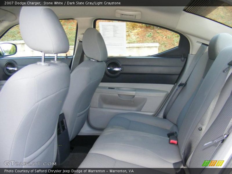 Stone White / Dark Slate Gray/Light Graystone 2007 Dodge Charger