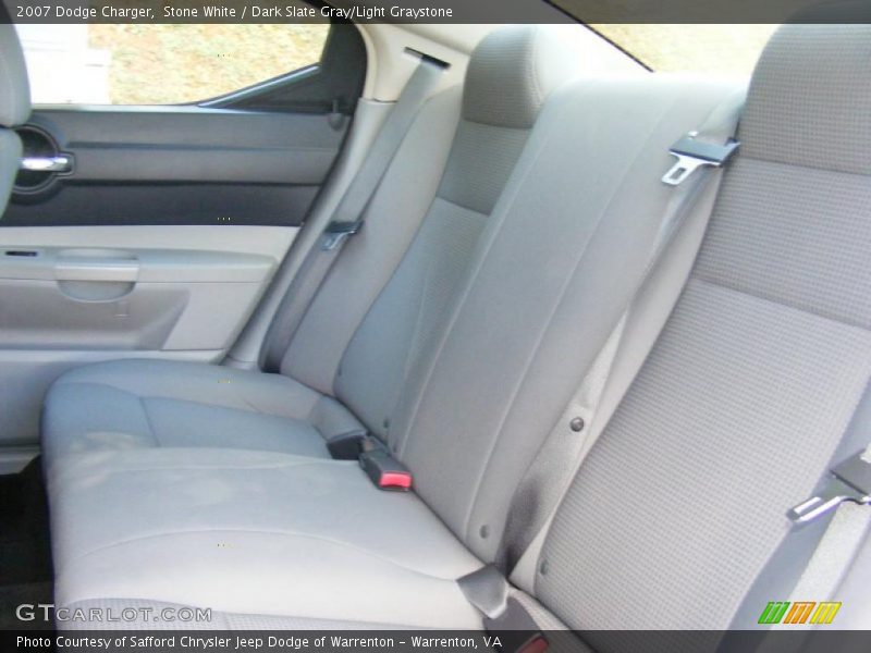 Stone White / Dark Slate Gray/Light Graystone 2007 Dodge Charger
