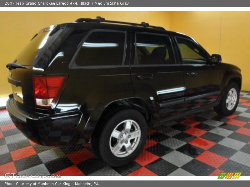 Black / Medium Slate Gray 2007 Jeep Grand Cherokee Laredo 4x4