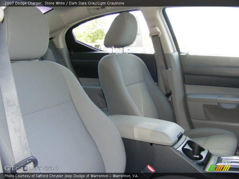Stone White / Dark Slate Gray/Light Graystone 2007 Dodge Charger