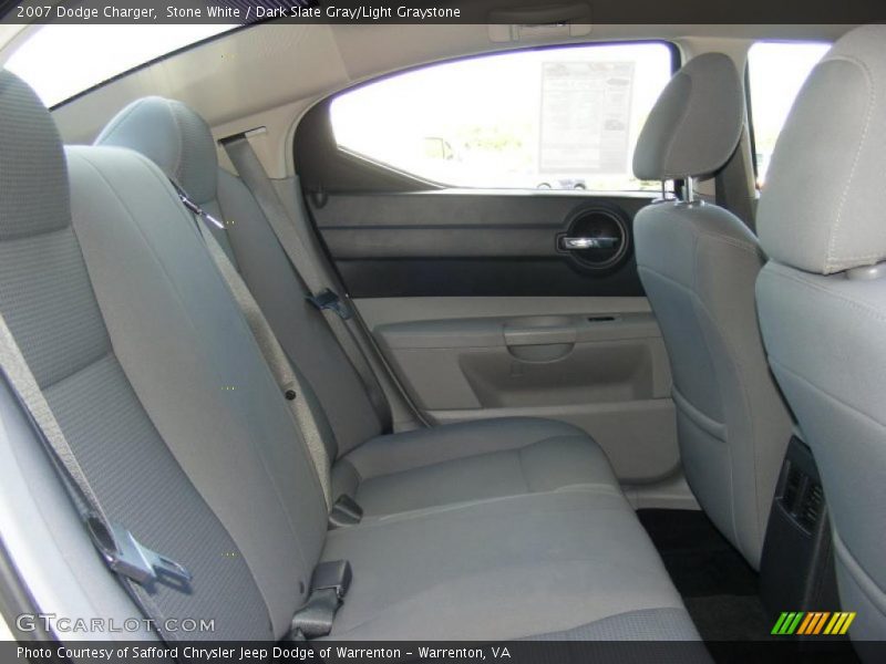 Stone White / Dark Slate Gray/Light Graystone 2007 Dodge Charger