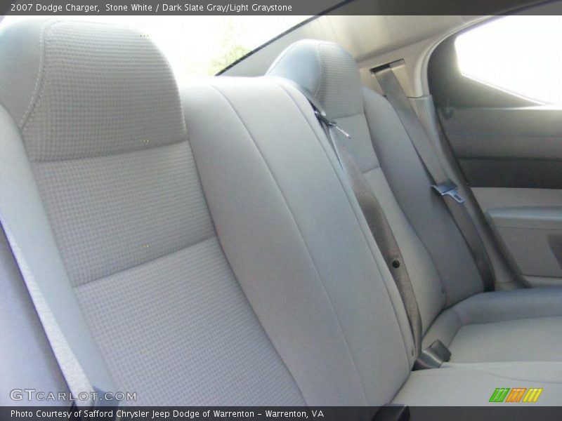 Stone White / Dark Slate Gray/Light Graystone 2007 Dodge Charger