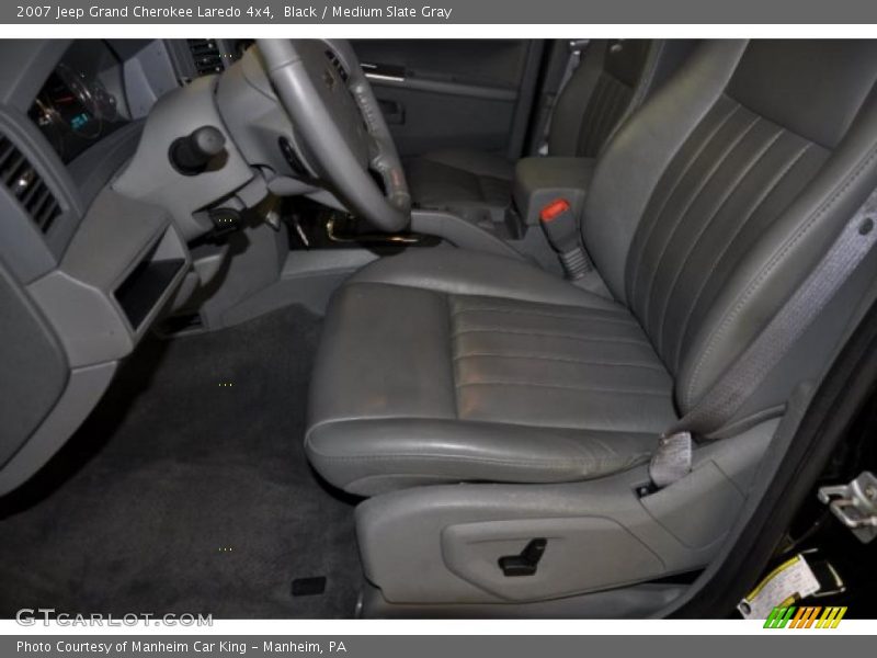 Black / Medium Slate Gray 2007 Jeep Grand Cherokee Laredo 4x4
