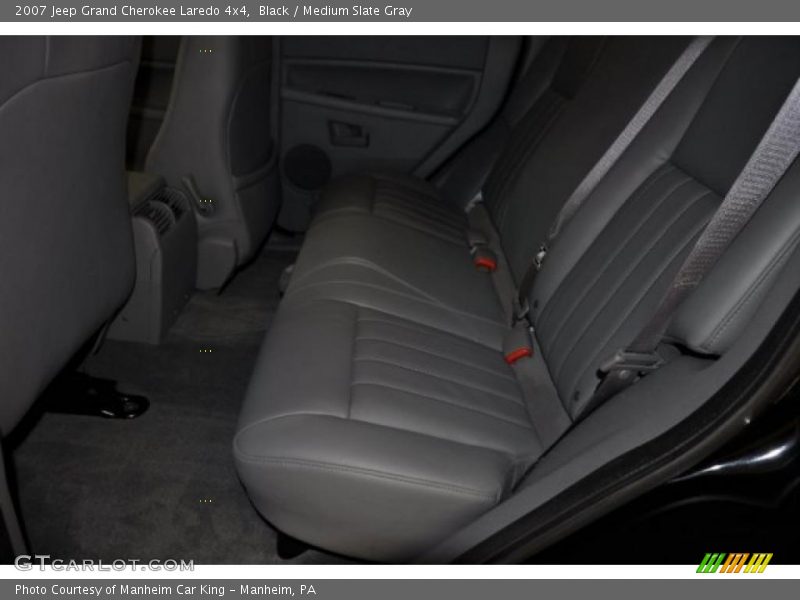 Black / Medium Slate Gray 2007 Jeep Grand Cherokee Laredo 4x4