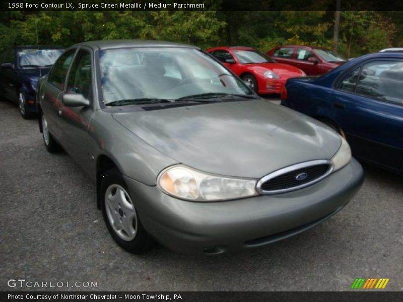 Spruce Green Metallic / Medium Parchment 1998 Ford Contour LX