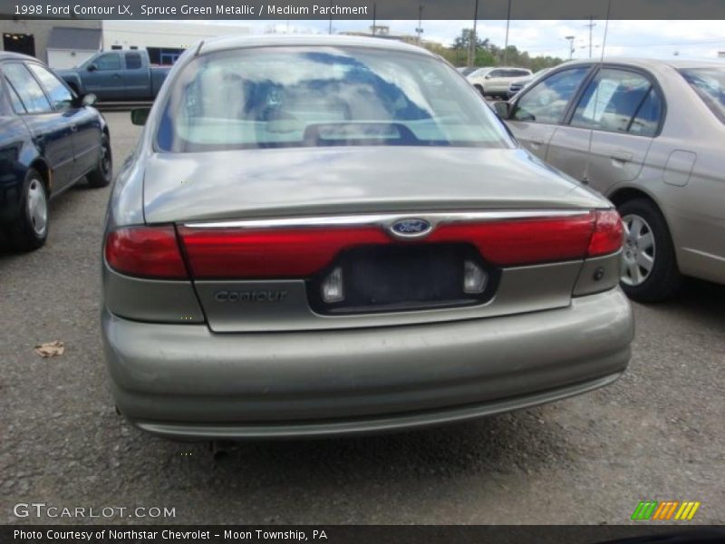 Spruce Green Metallic / Medium Parchment 1998 Ford Contour LX