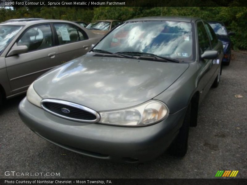 Spruce Green Metallic / Medium Parchment 1998 Ford Contour LX