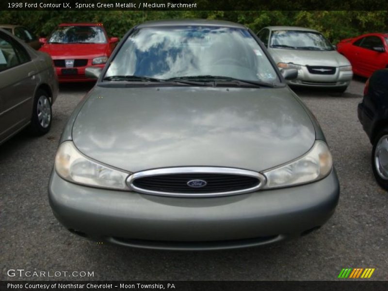 Spruce Green Metallic / Medium Parchment 1998 Ford Contour LX