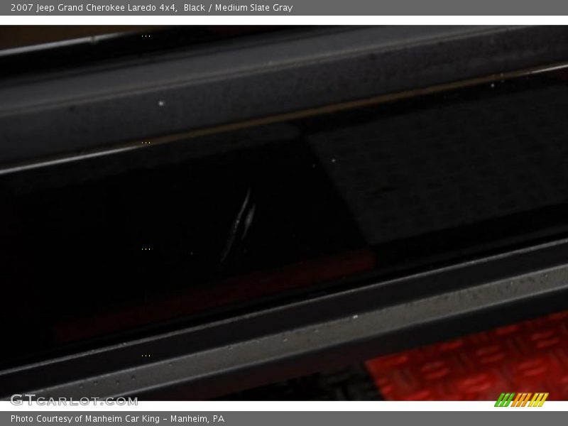 Black / Medium Slate Gray 2007 Jeep Grand Cherokee Laredo 4x4