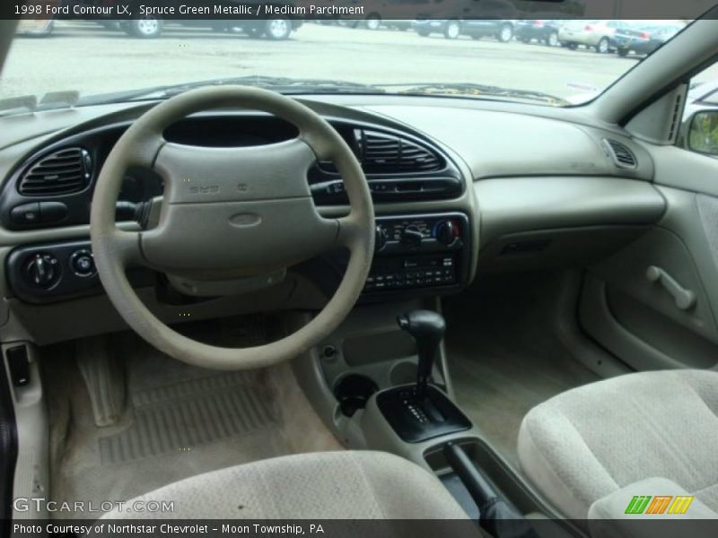 Spruce Green Metallic / Medium Parchment 1998 Ford Contour LX