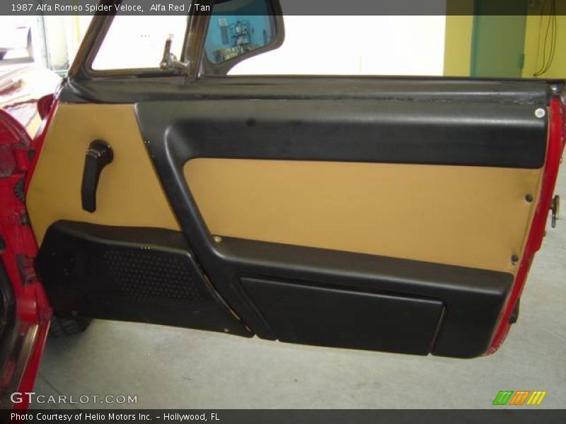 Alfa Red / Tan 1987 Alfa Romeo Spider Veloce
