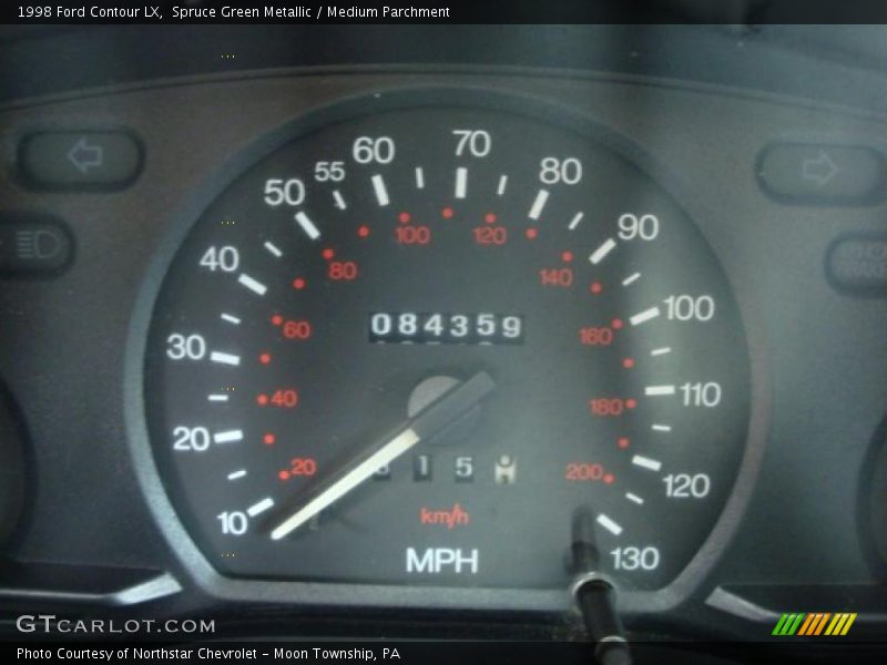 Spruce Green Metallic / Medium Parchment 1998 Ford Contour LX