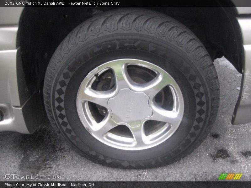 Pewter Metallic / Stone Gray 2003 GMC Yukon XL Denali AWD