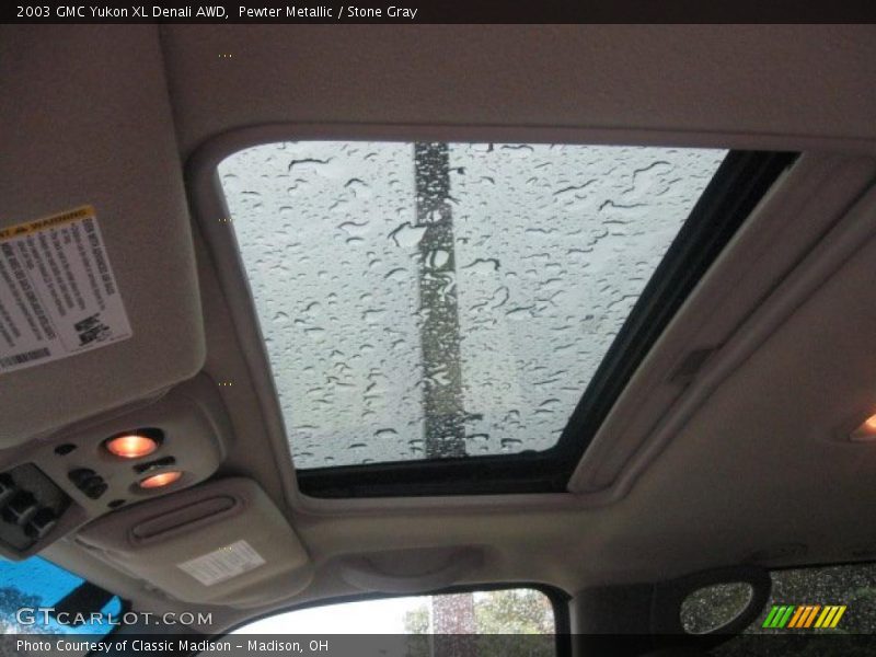 Pewter Metallic / Stone Gray 2003 GMC Yukon XL Denali AWD