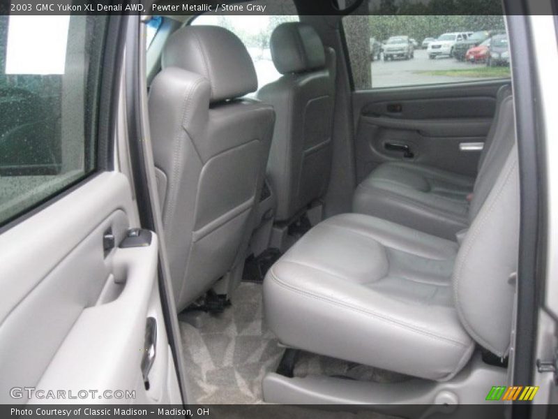 Pewter Metallic / Stone Gray 2003 GMC Yukon XL Denali AWD
