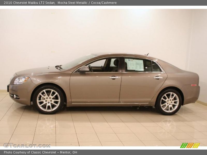 Mocha Steel Metallic / Cocoa/Cashmere 2010 Chevrolet Malibu LTZ Sedan