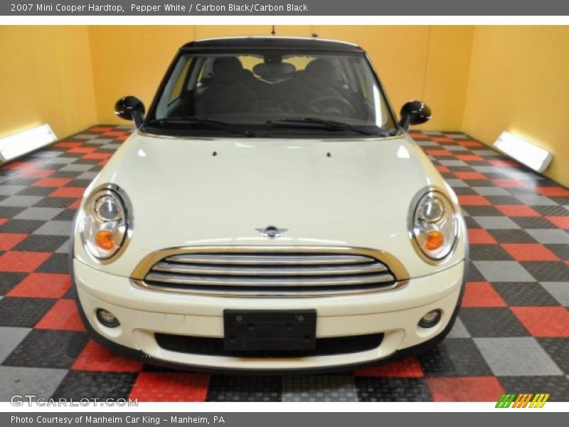 Pepper White / Carbon Black/Carbon Black 2007 Mini Cooper Hardtop
