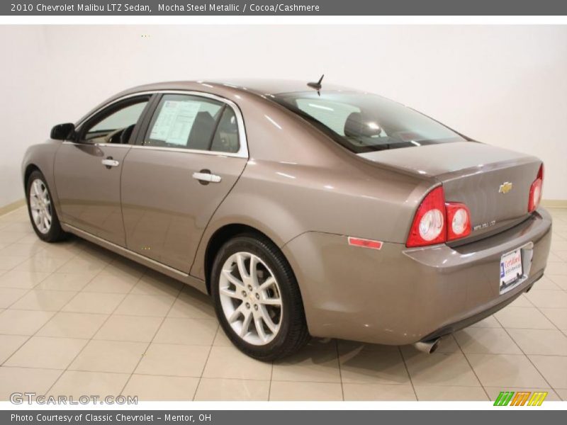 Mocha Steel Metallic / Cocoa/Cashmere 2010 Chevrolet Malibu LTZ Sedan