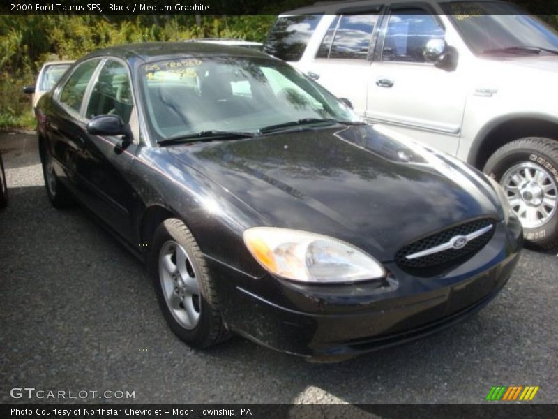 Black / Medium Graphite 2000 Ford Taurus SES