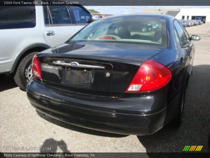Black / Medium Graphite 2000 Ford Taurus SES