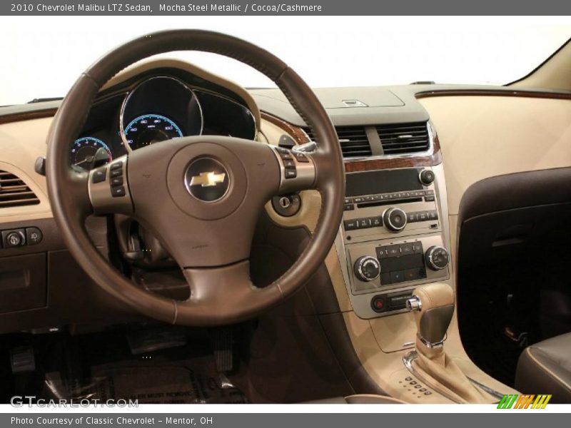 Mocha Steel Metallic / Cocoa/Cashmere 2010 Chevrolet Malibu LTZ Sedan