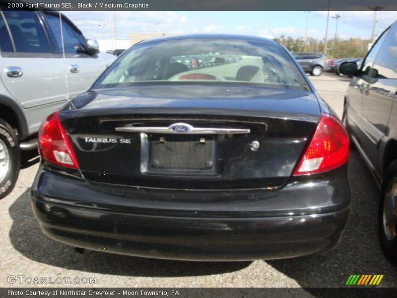Black / Medium Graphite 2000 Ford Taurus SES