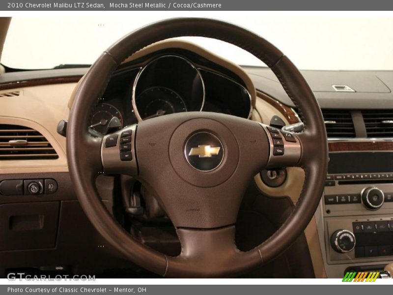 Mocha Steel Metallic / Cocoa/Cashmere 2010 Chevrolet Malibu LTZ Sedan