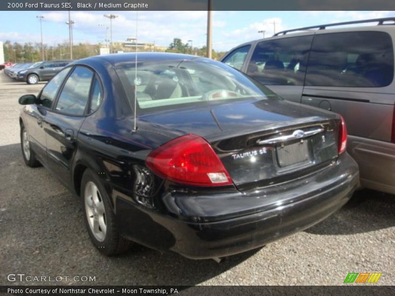 Black / Medium Graphite 2000 Ford Taurus SES