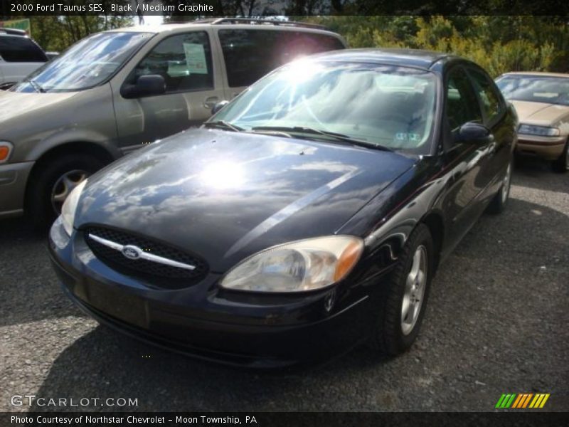 Black / Medium Graphite 2000 Ford Taurus SES